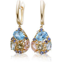 Earrings,  585 (14k) yellow gold